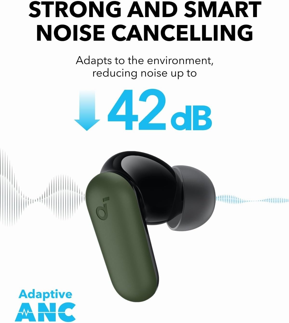 soundcore P30i A3959 by Anker 45h Playtime IP54 Bluetooth 5.4 Noise Cancelling