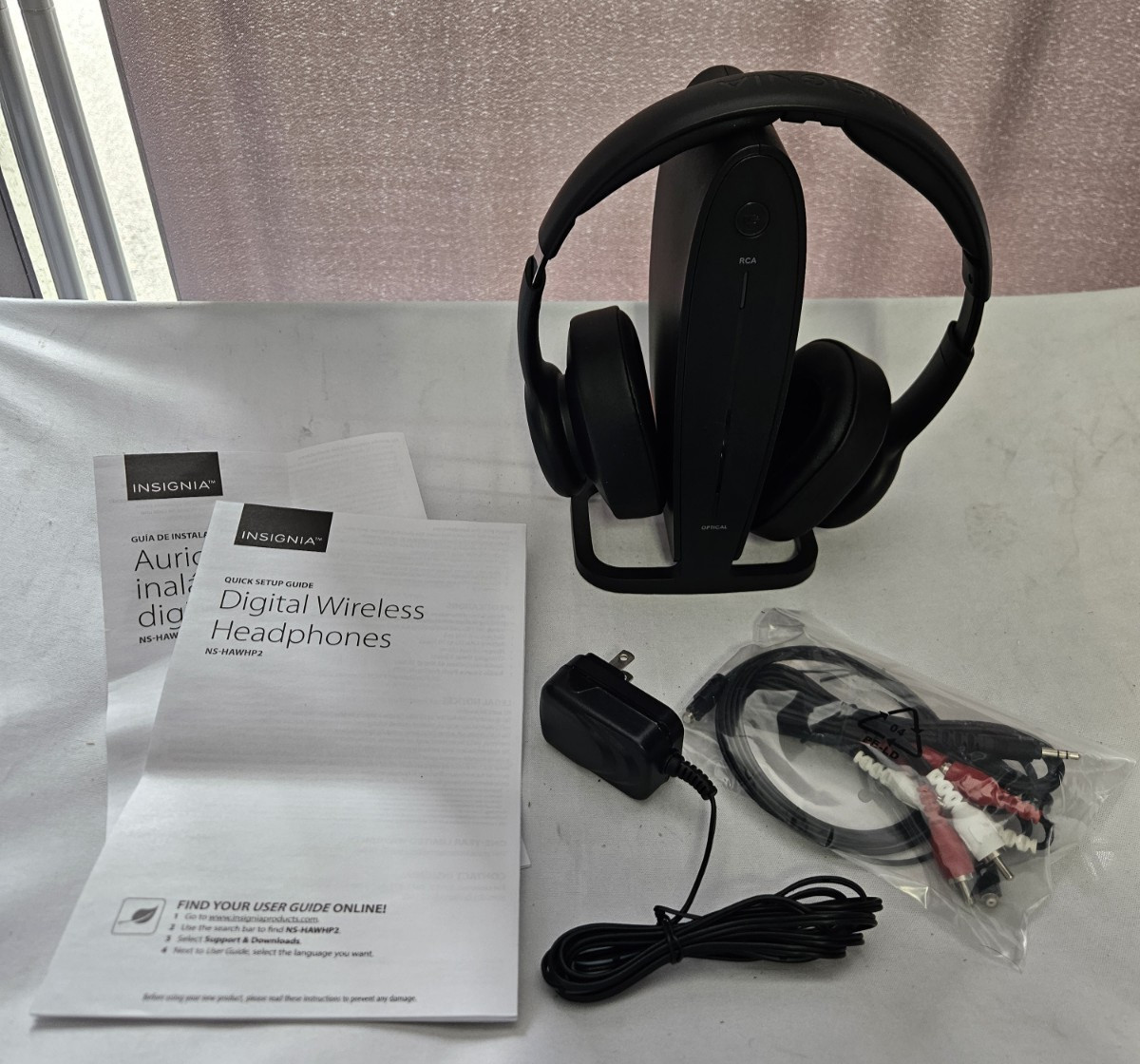 Insignia – RF Wireless Over-the-Ear Headphones