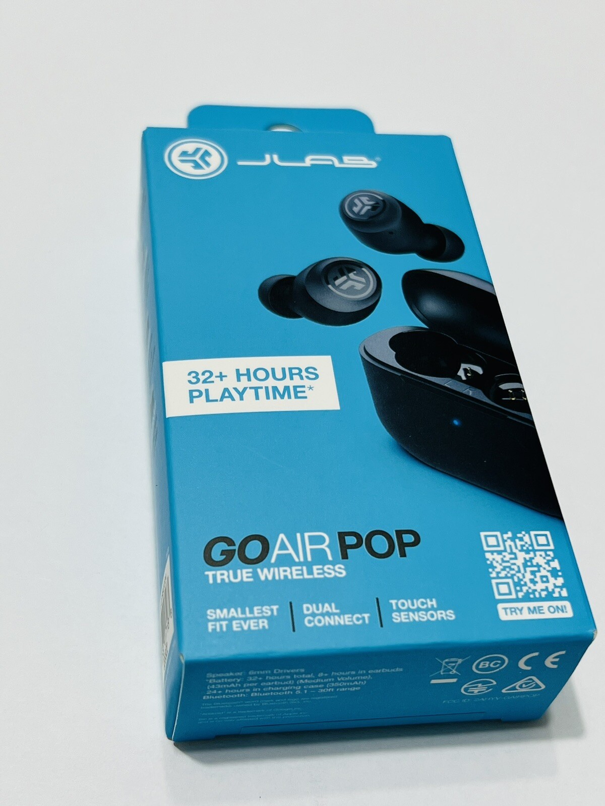 NEW JLab GO Air POP True Wireless In-Ear Headphones Black NIB EBGAIRPOPRBLK124