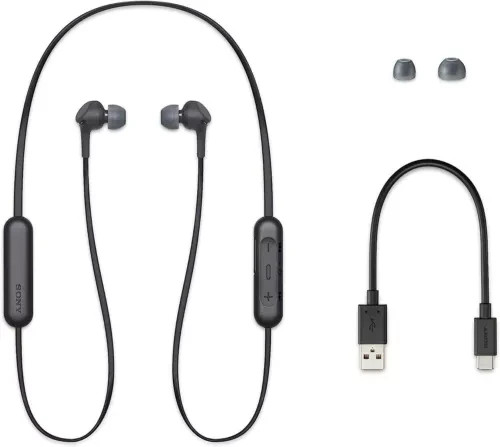 Sony WI-XB400 Wireless In-Ear Extra Bass Headphones With Mic for Phone Black