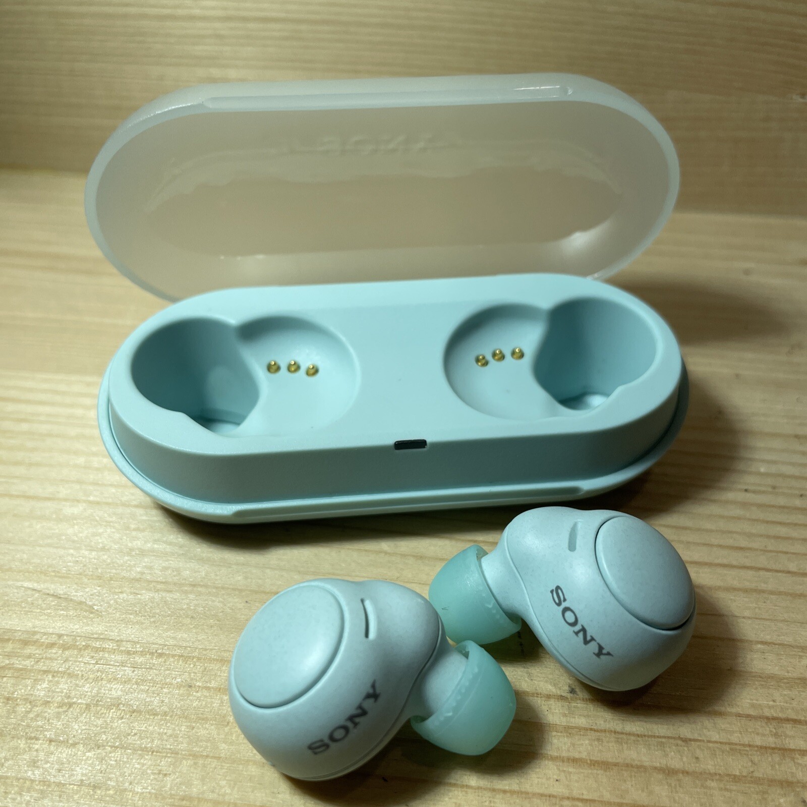 Sony WF-C500 Bluetooth Earphones Earbuds Blue Parts Or Repairs