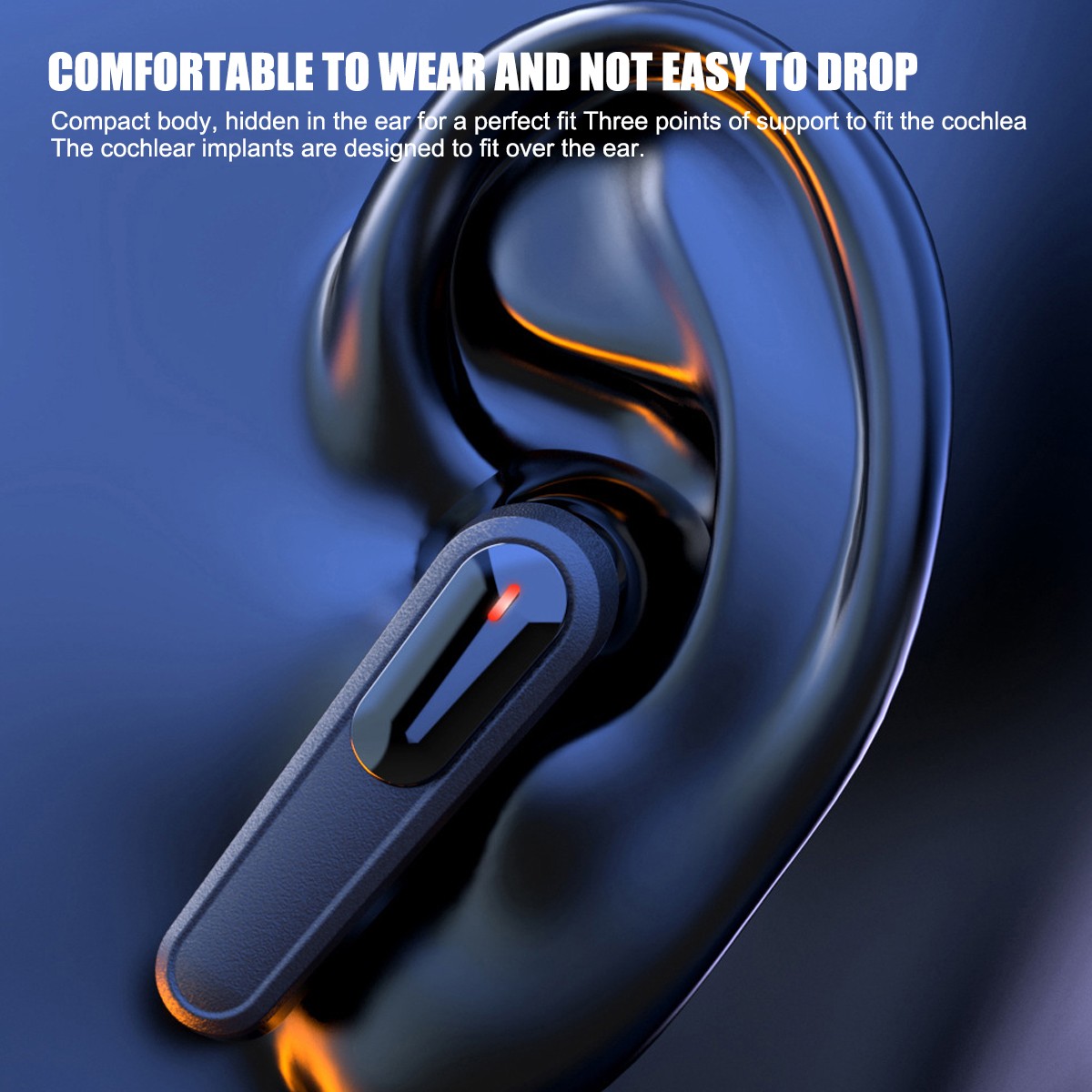 LED TWS Wireless Bluetooth Earbuds Waterproof 5.3 Headset Noise Cancelling New