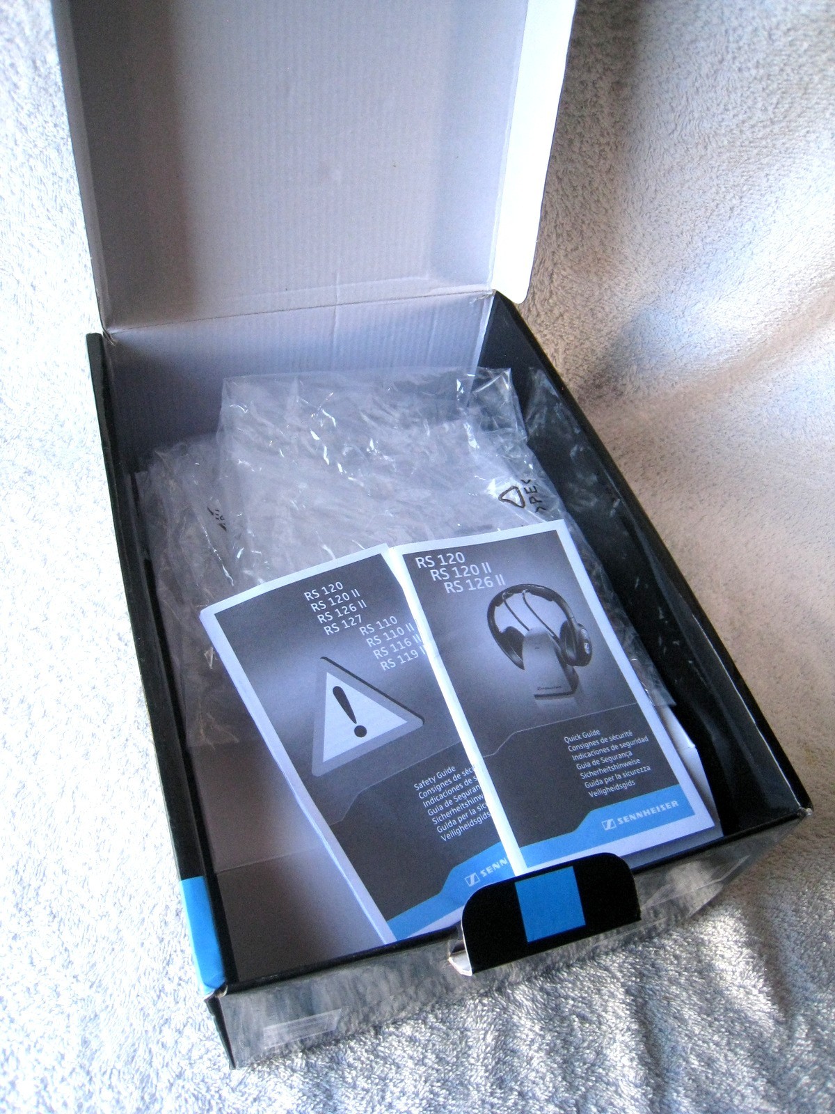 Sennheiser TR 120 II Wireless Headphones Box with Inserts & Manual