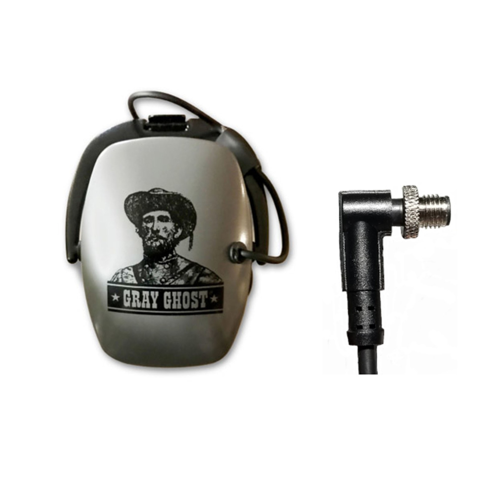 DetectorPro Gray Ghost Amphibian II Waterproof Headphones for XP Deus II