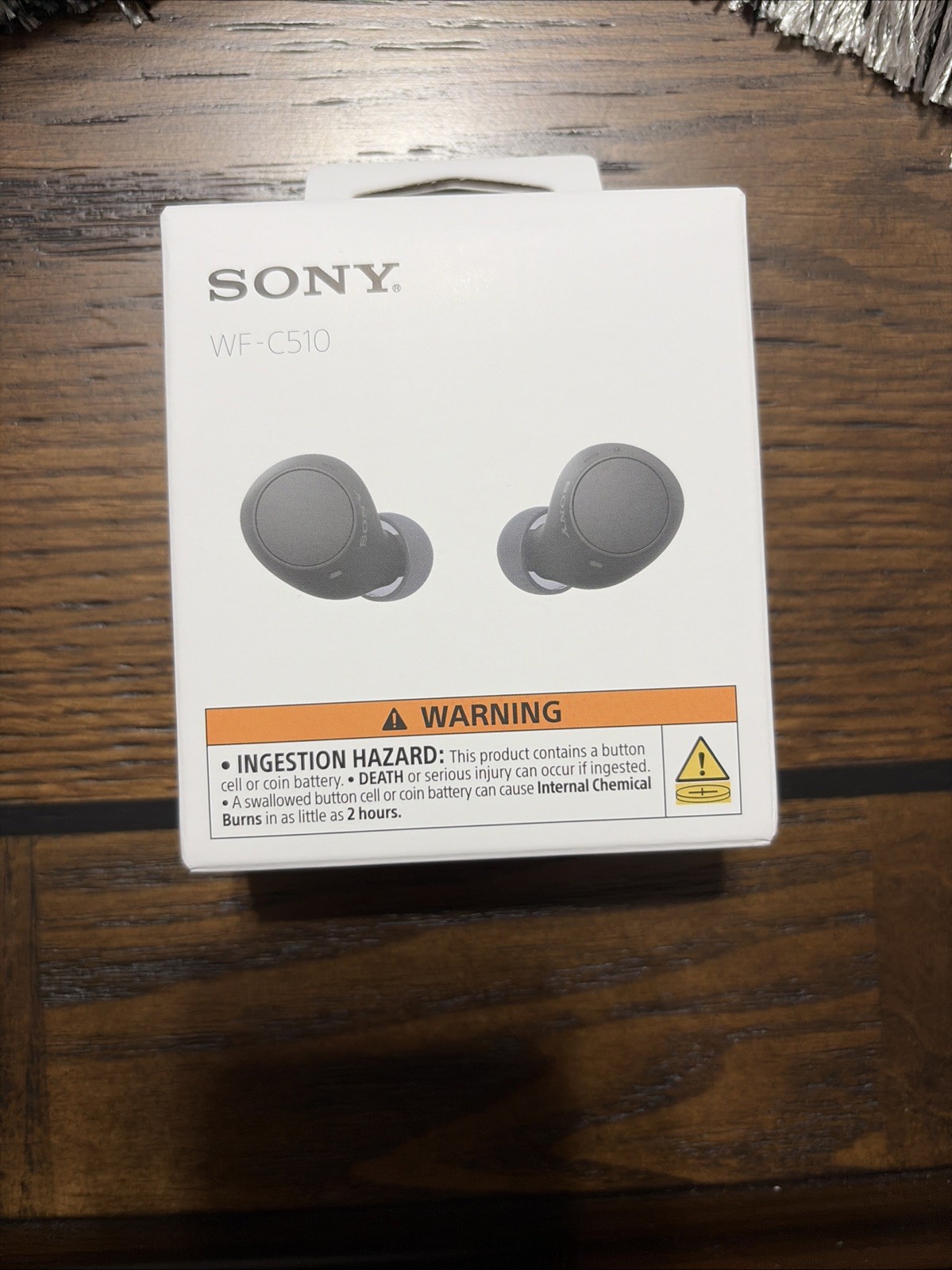Sony WF C510 Truly Wireless Black Earbuds with Up To 11 Hours Battery Life