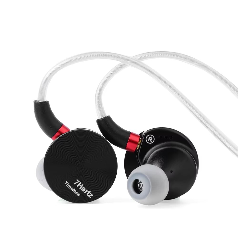 7HZ Timeless IEM HiFi Music CNC Aluminum Shell Earbud with Detachable MMCX Cable
