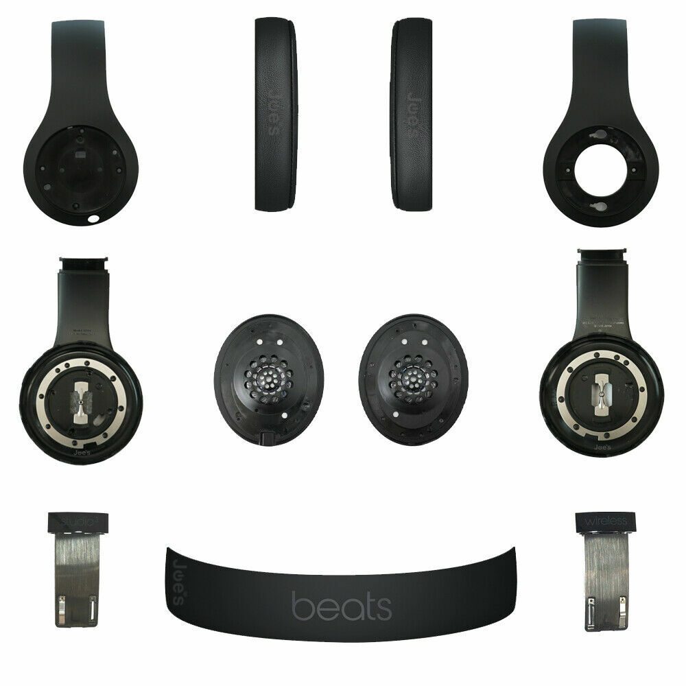 Original Beats Studio 3 Headband Wireless Headphones Repair Parts (Matte Black)
