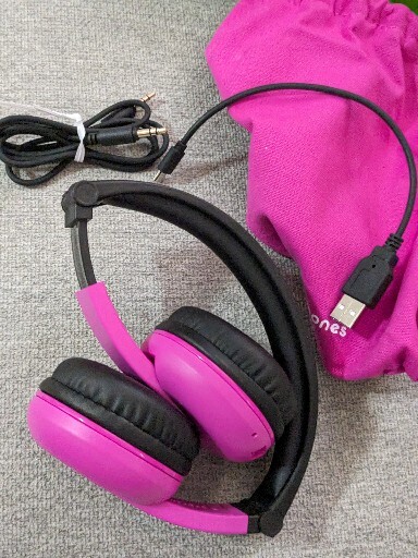 BuddyPhones Purple Play Time Bluetooth Wireless Headphones