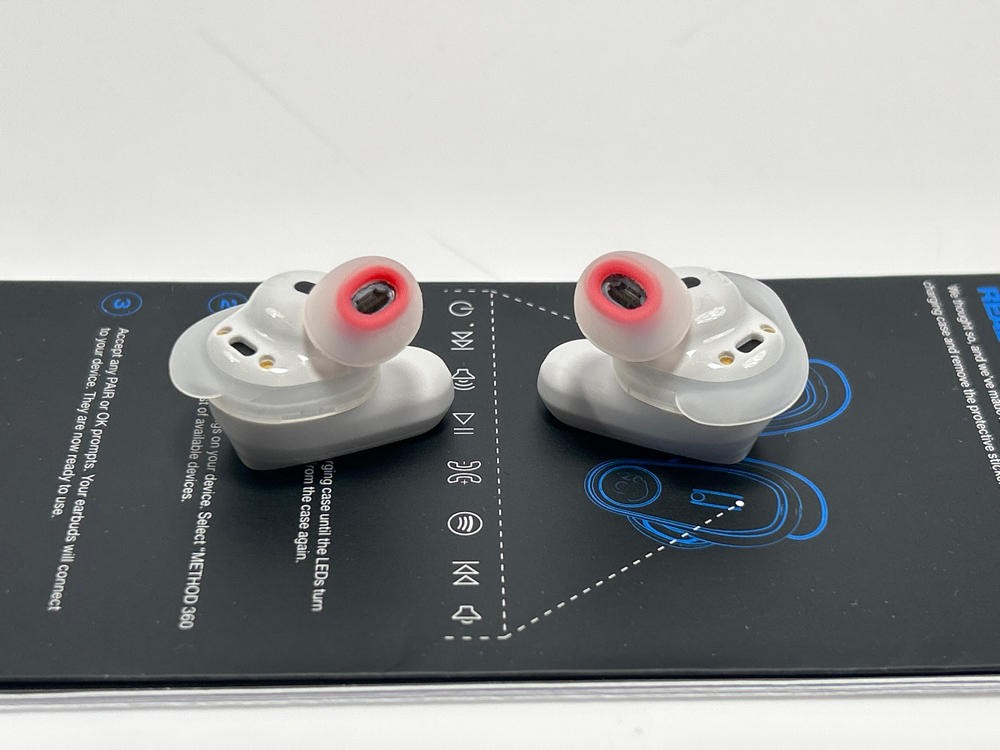Skullcandy Method 360 ANC Wireless Earbuds Sound by Bose Bluetooth IPX4, Bone