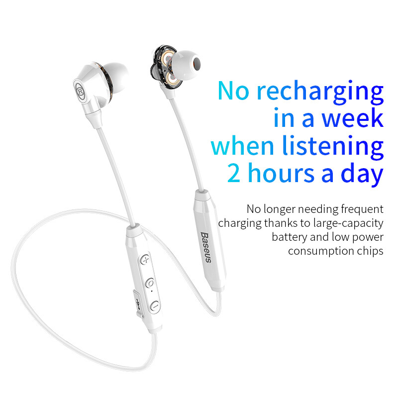 Baseus Wireless Bluetooth Neck Earphones for Workouts and Sports