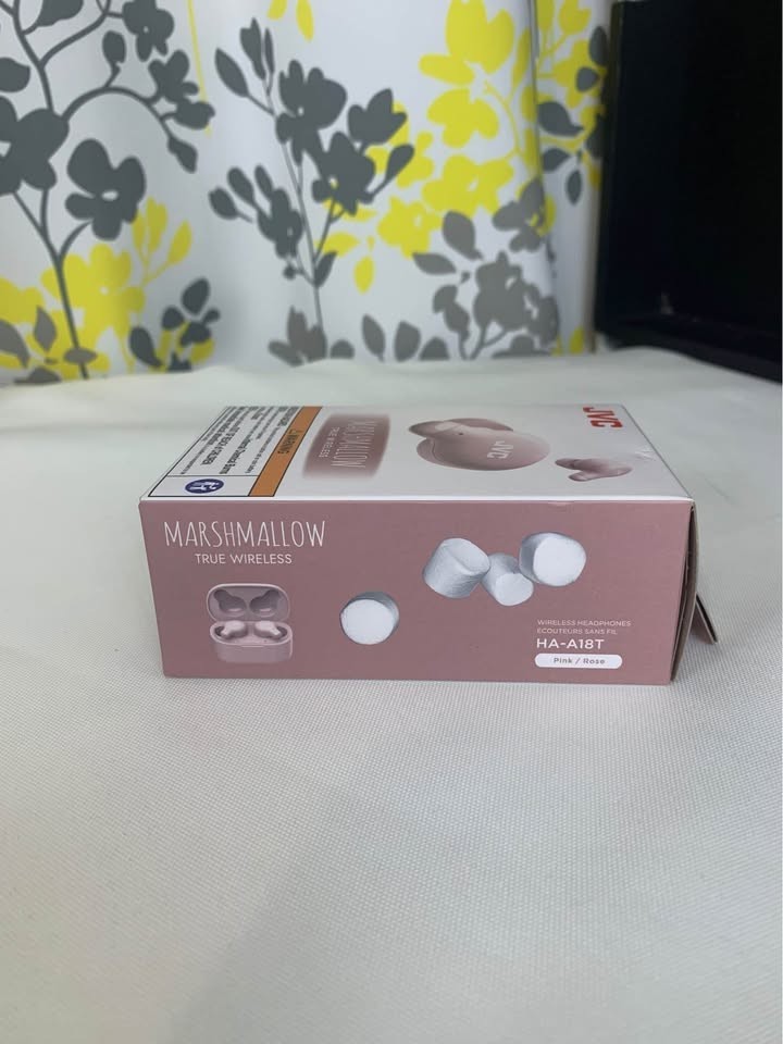 NEW JVC Marshmallow True Wireless Bluetooth Earbuds HA-A18T IPX4