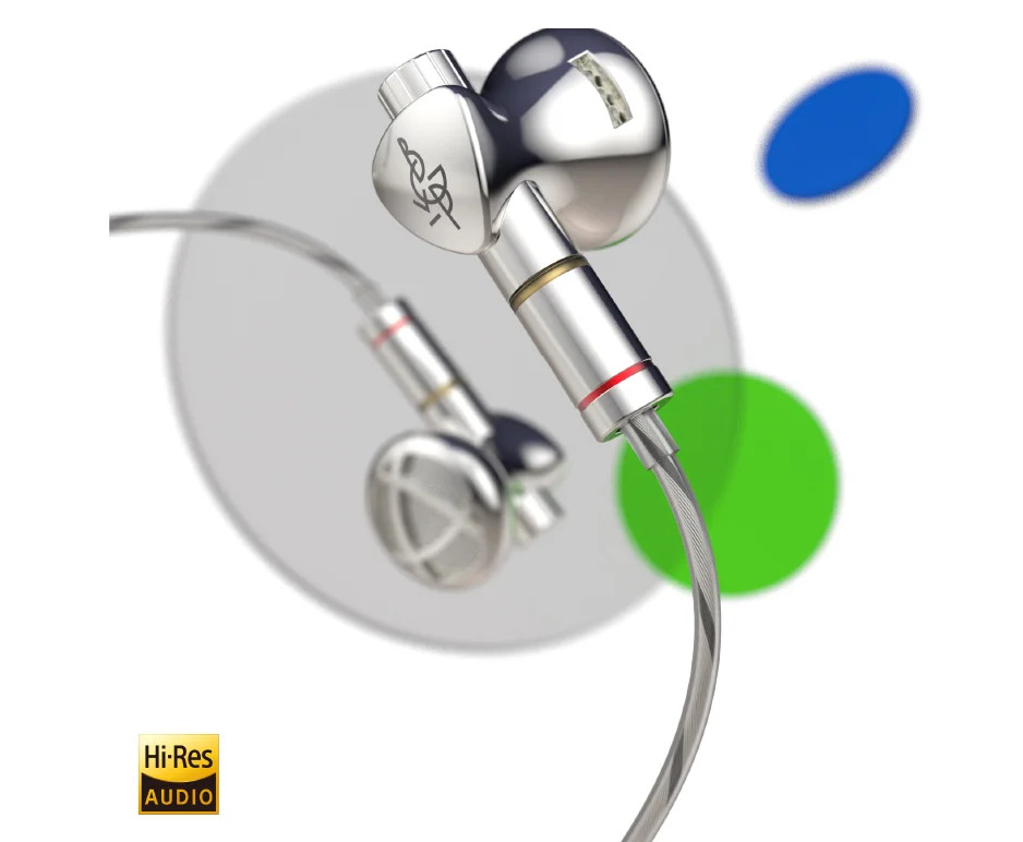 BGVP DX7 Flagship Tunable Flat Head Earbuds HIFI 2 in 1 Plug 3.5mm/4.4mm Replace
