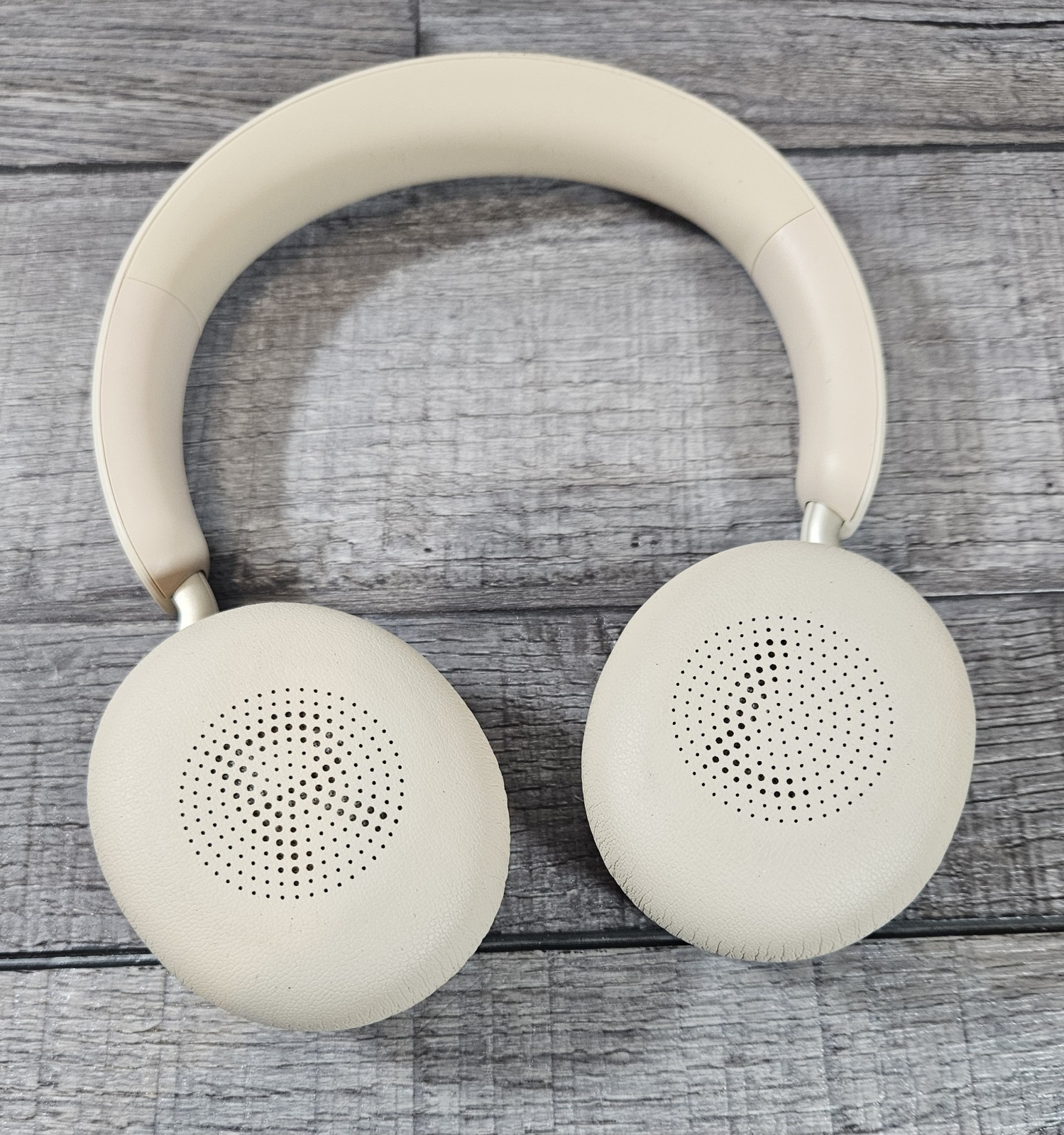 Jabra Elite 45h On-Ear Bluetooth Wireless Headphones Beige.