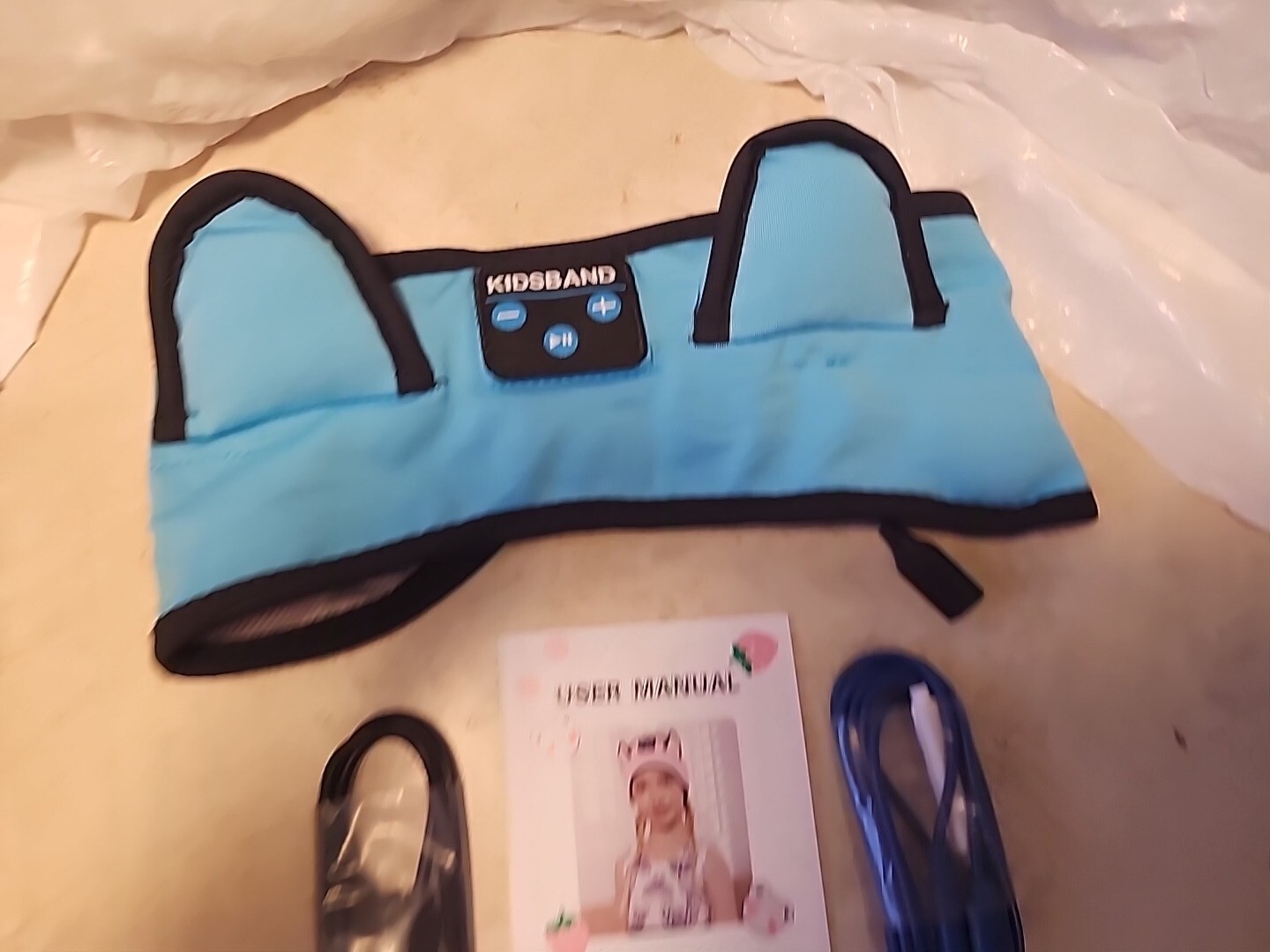 Bluetooth Cat Ear Headphones, Purple, Wireless, Rechargeable, Kids & Adults