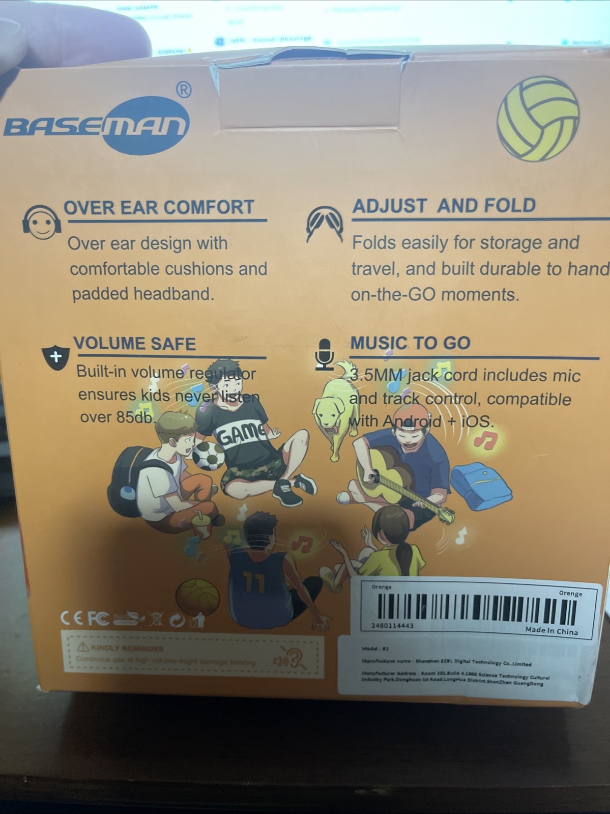 Kids Headphones 85 DB