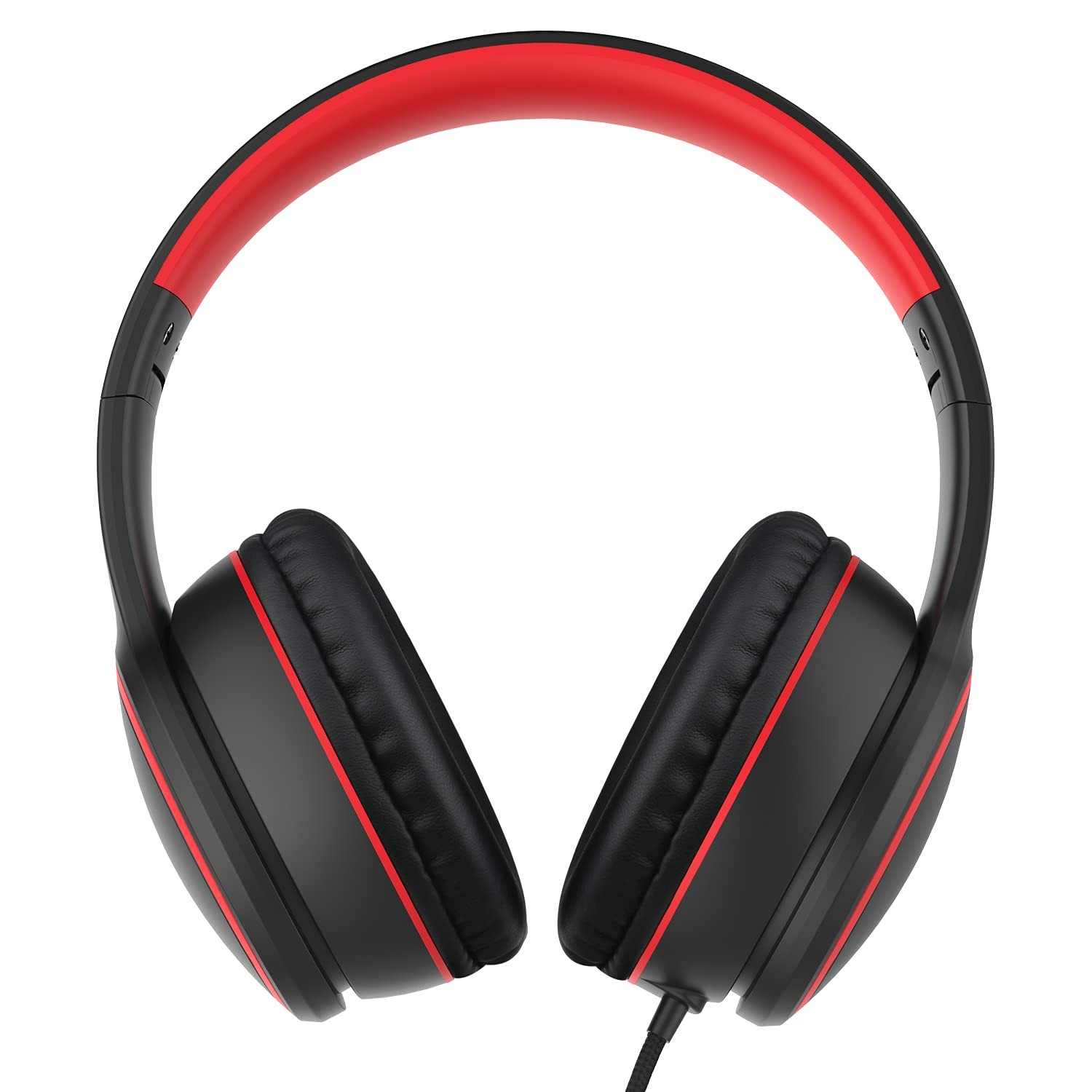 R10 Over Ear Wired Headphones Microphone Folding Stereo Bass Headset 1.5M Cord
