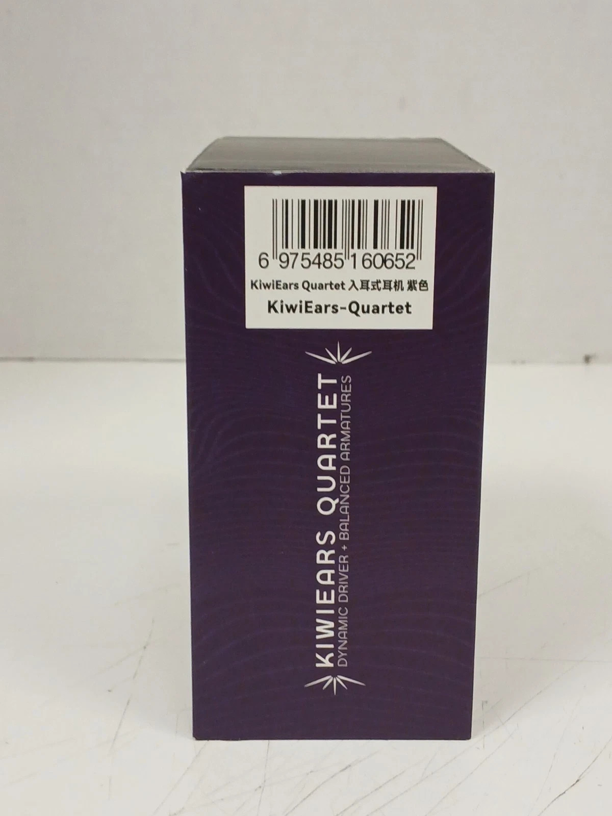Kiwi Ears Quartet Hybrid IEM In-Ear Monitors, Purple