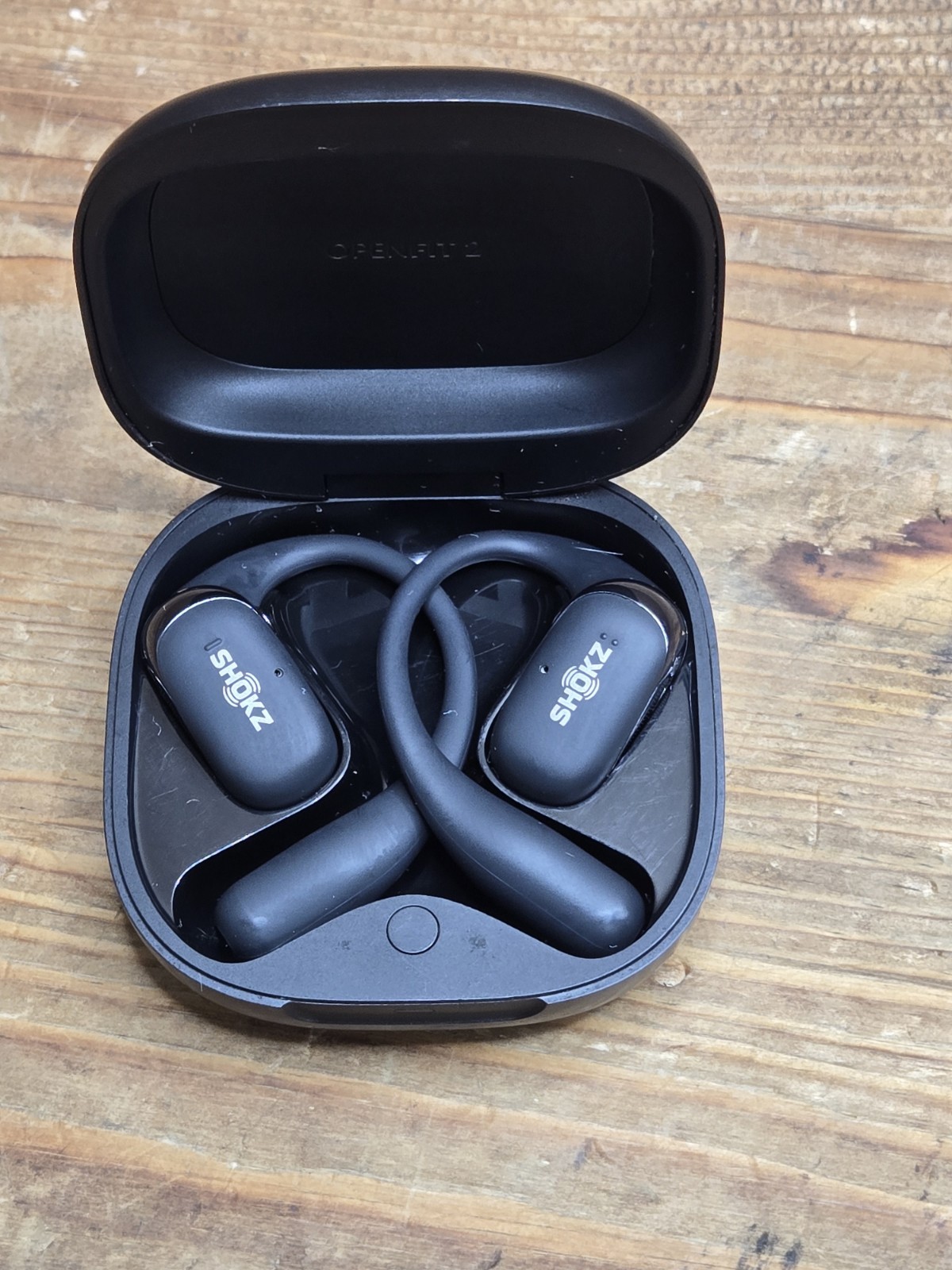Shokz OpenFit 2 True Wireless Open-Ear Earphones – Black T920 READ