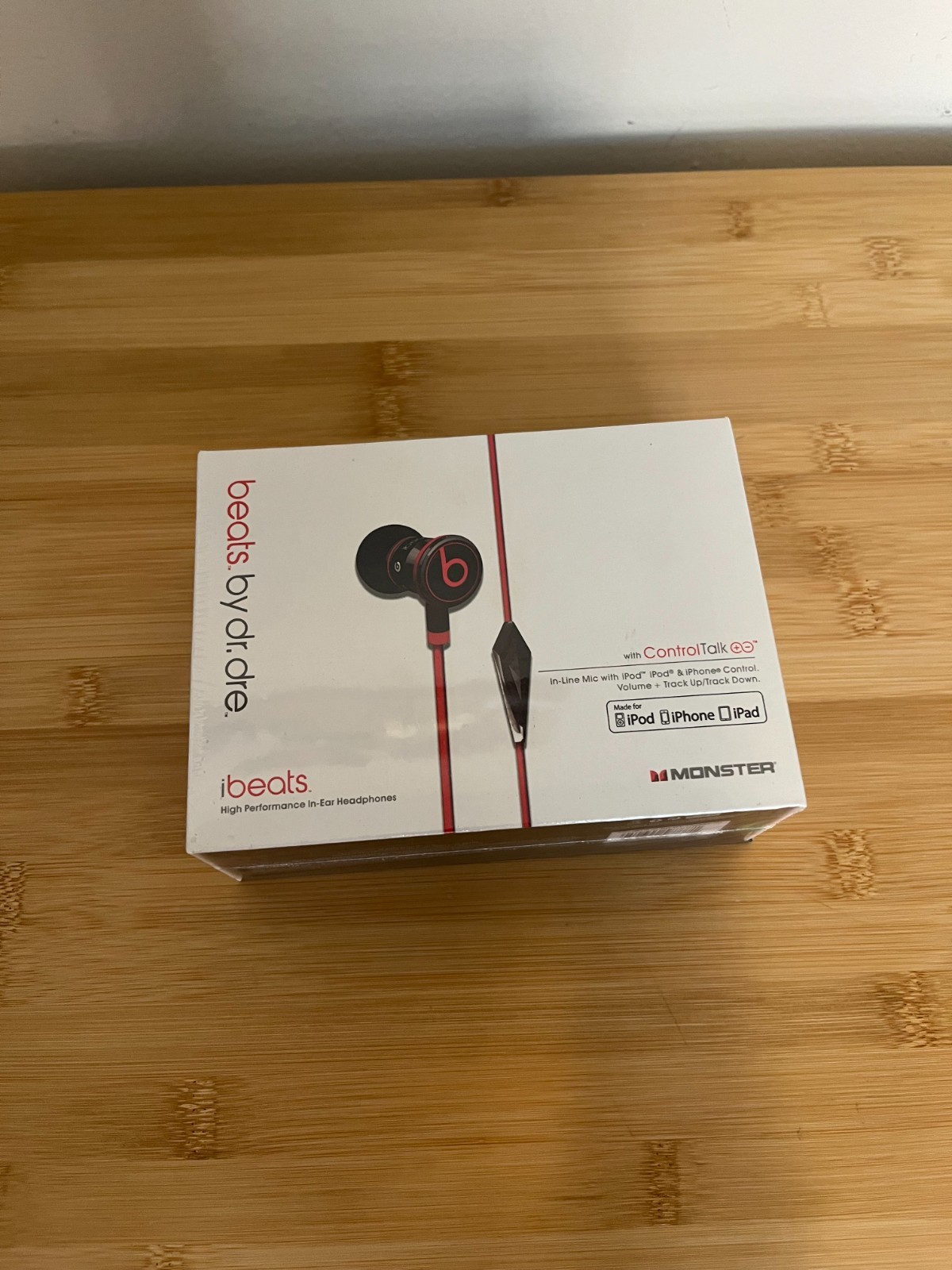 NEW SEALED Beats by Dr. Dre In-Ear Headphones – Black