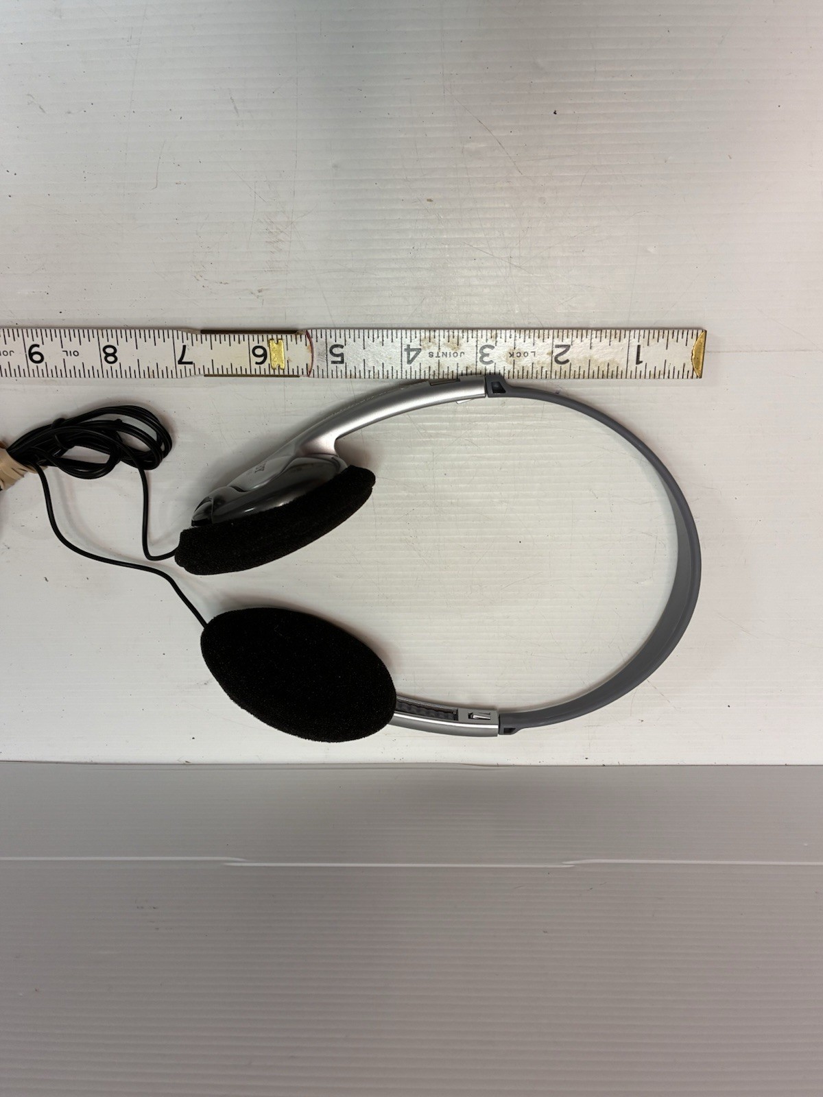 Coby CVH89 Stereo Headphones w/ Volume Control 3.5mm Jack Tested