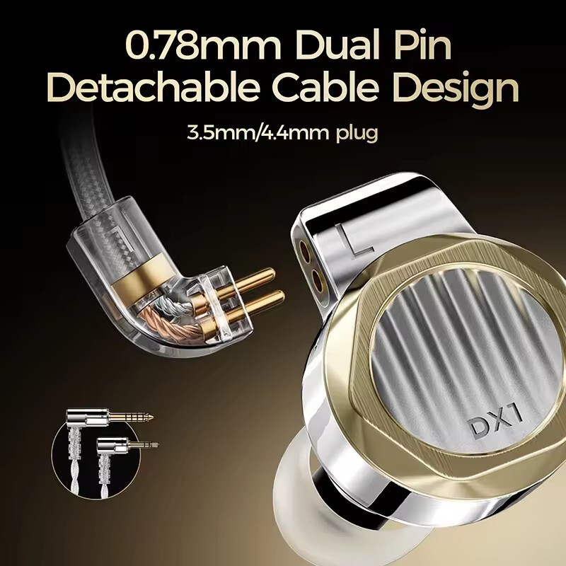 LETSHUOER DX1 11mm Aluminum-Magnesium Alloy Nanoparticle Coated Dynamic Driver
