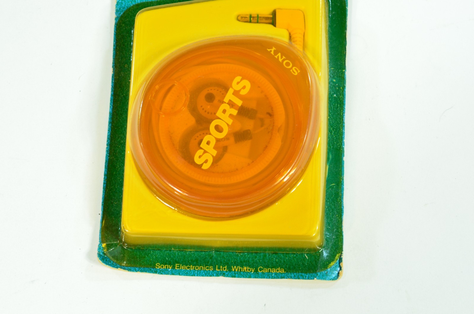 Sony Sports Walkman MDR-E225G Stereo In Ear Earphones Vintage 90’s Yellow
