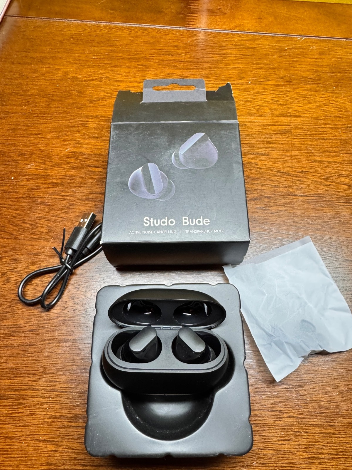 Studo Bude Active Noise Cancelling Ear Buds w/Transparency Mode