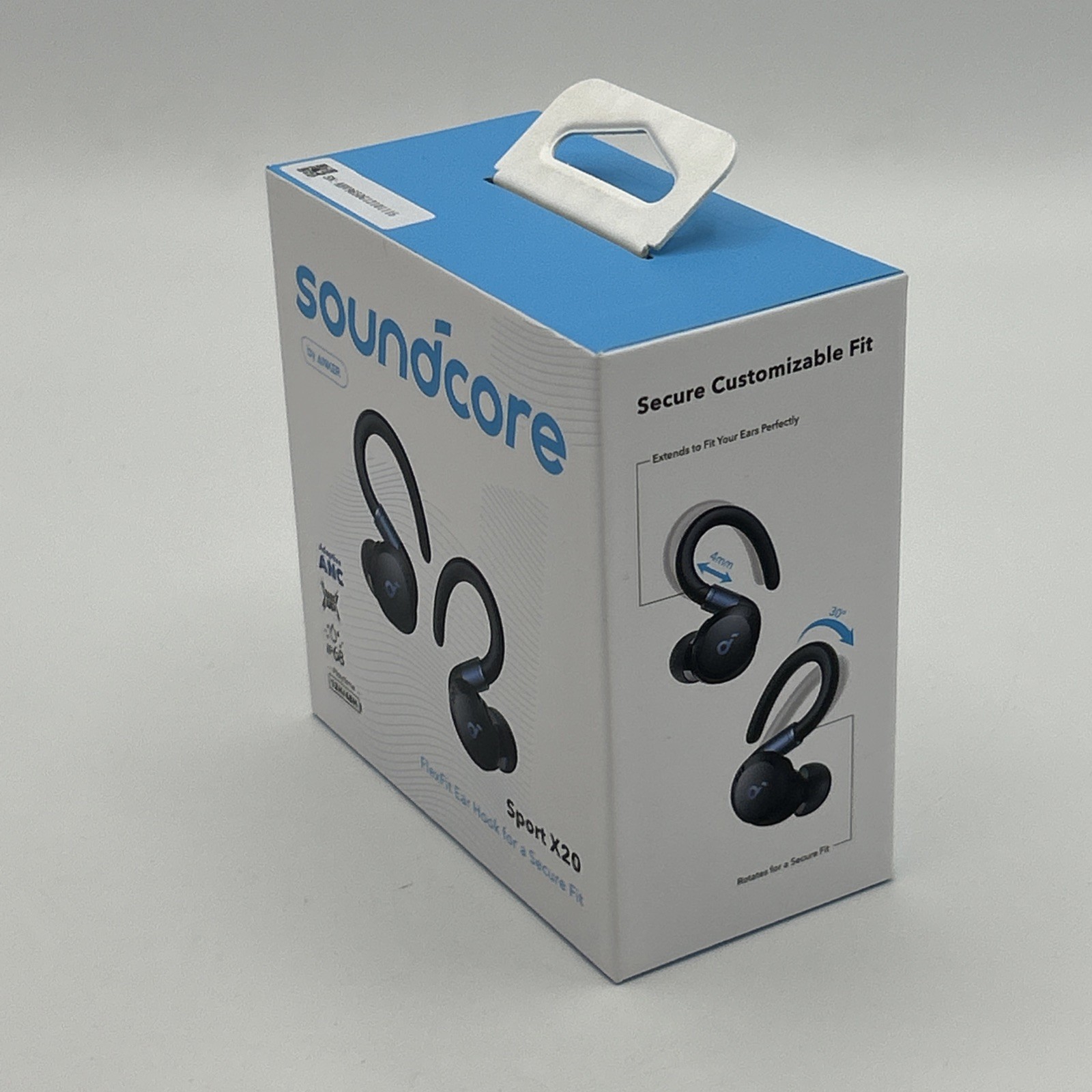 soundcore Sport X20 True-Wireless Earbuds Extendable Sport Ear Hook Noise Cancel