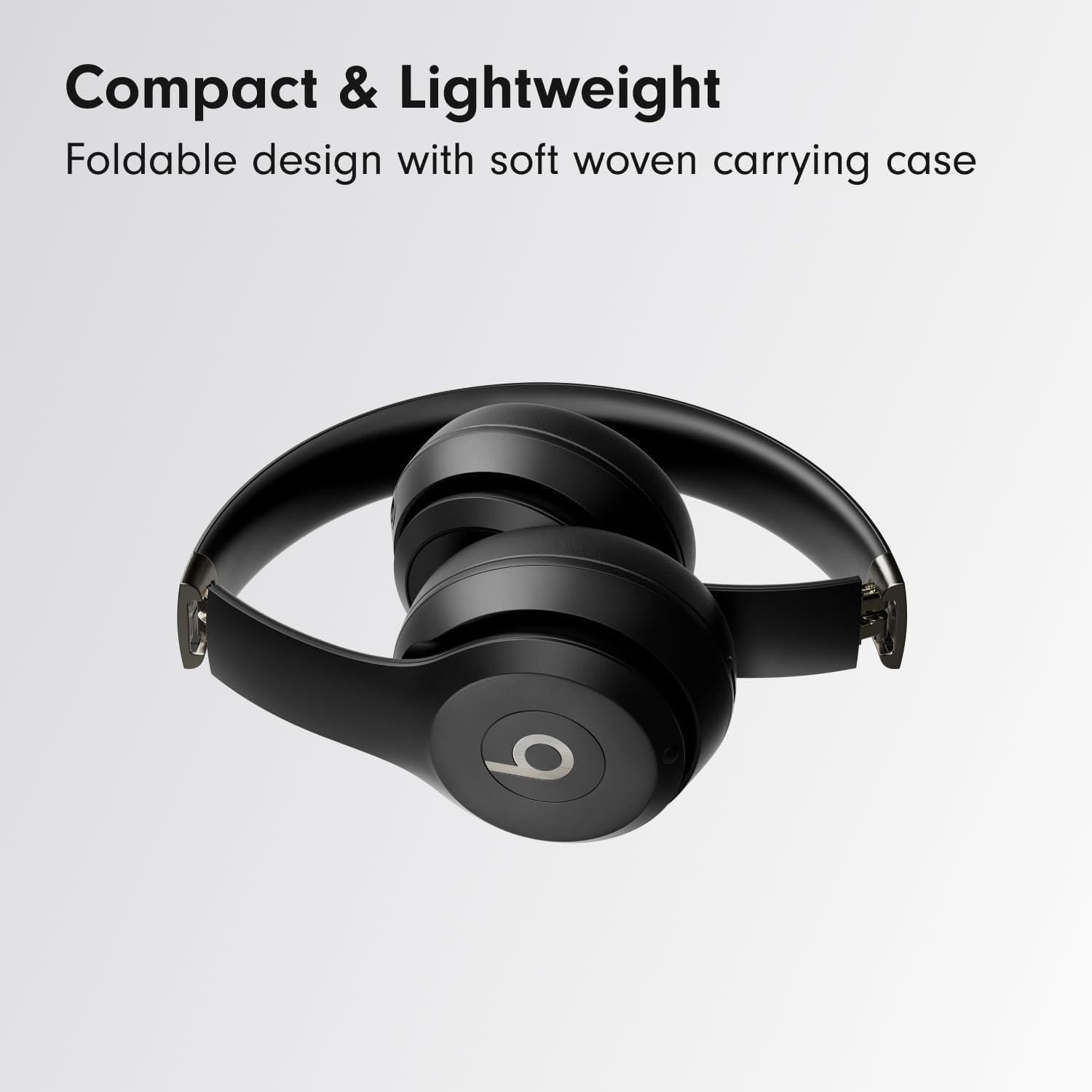 Beats Solo 4 Wireless On-Ear Headphones Matte Black Excellent Condition