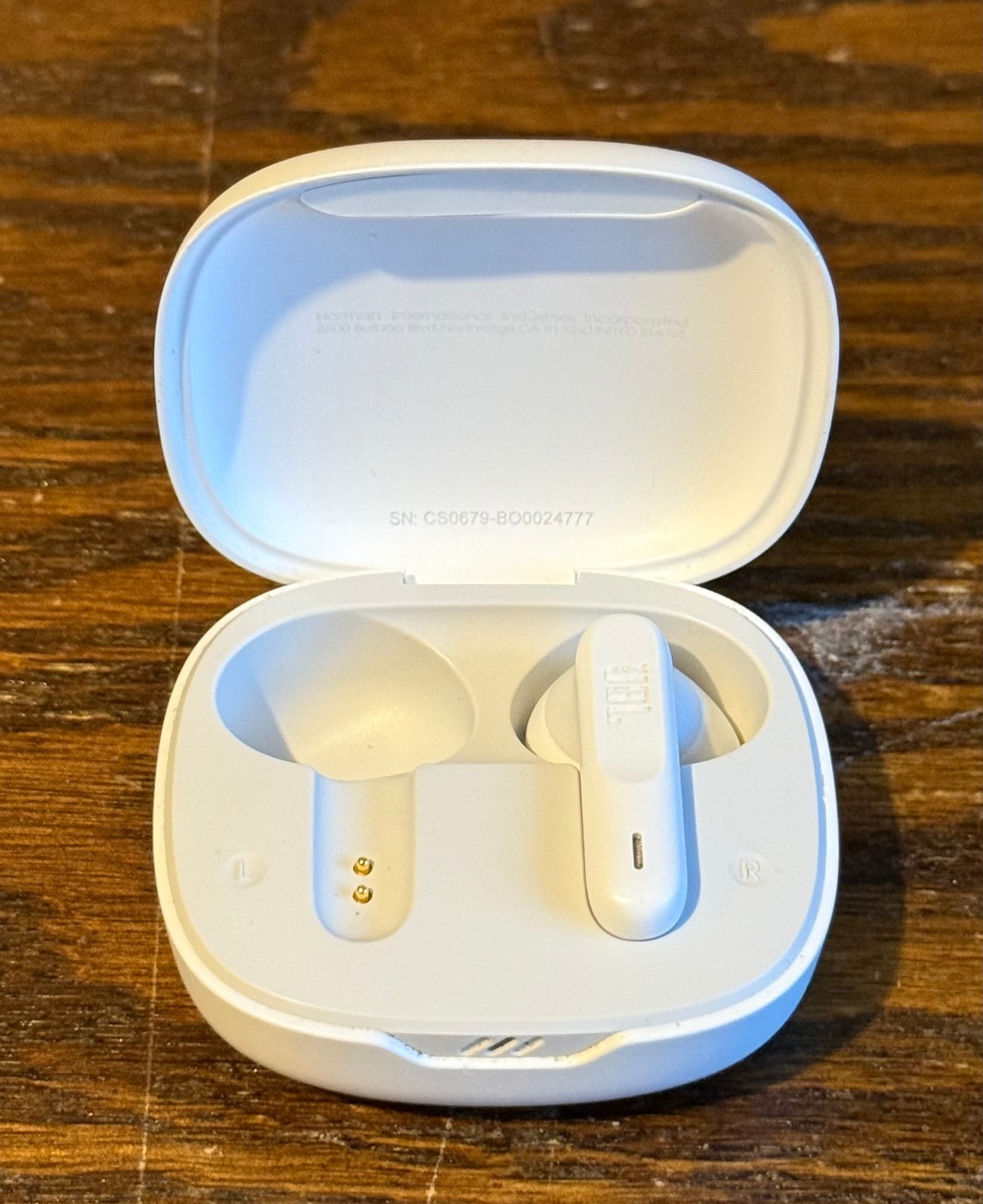 JBL Vibe Beam True Wireless In-Ear Headphones – White (JBLVBEAMWHTAM) – READ