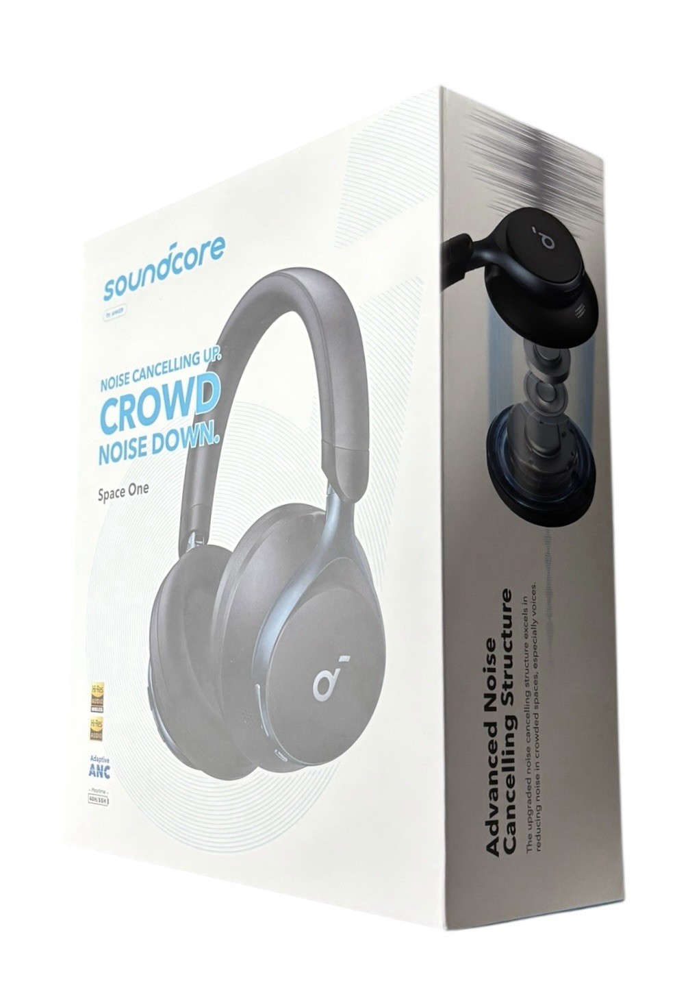 Soundcore Space One Wireless Headphones 2X Stronger Voice Reduction 40H ANC Play