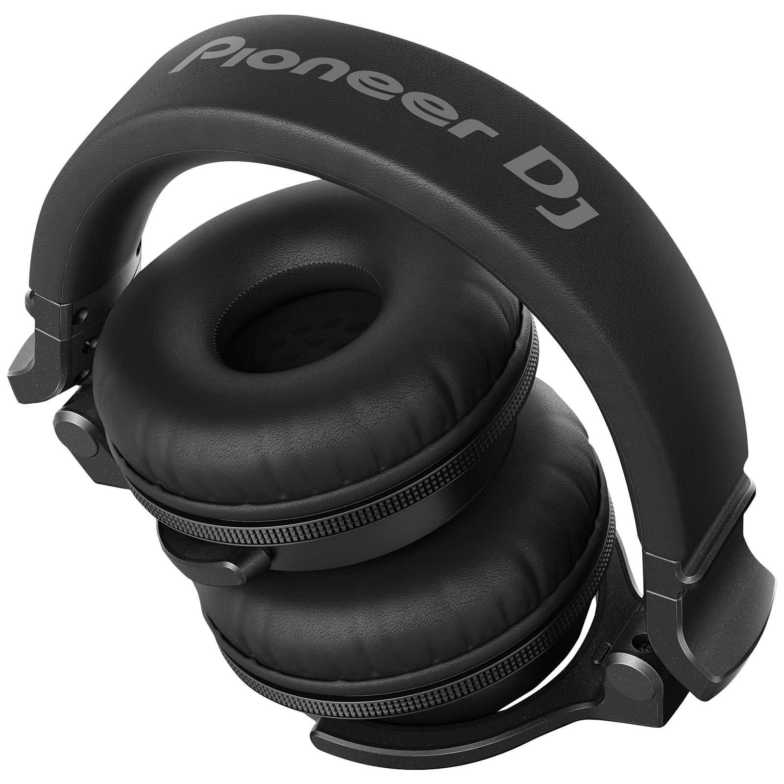Pioneer DJ HDJ-CUE1BT Black Wireless Bluetooth Headphones, Pink Ear Pads & Case