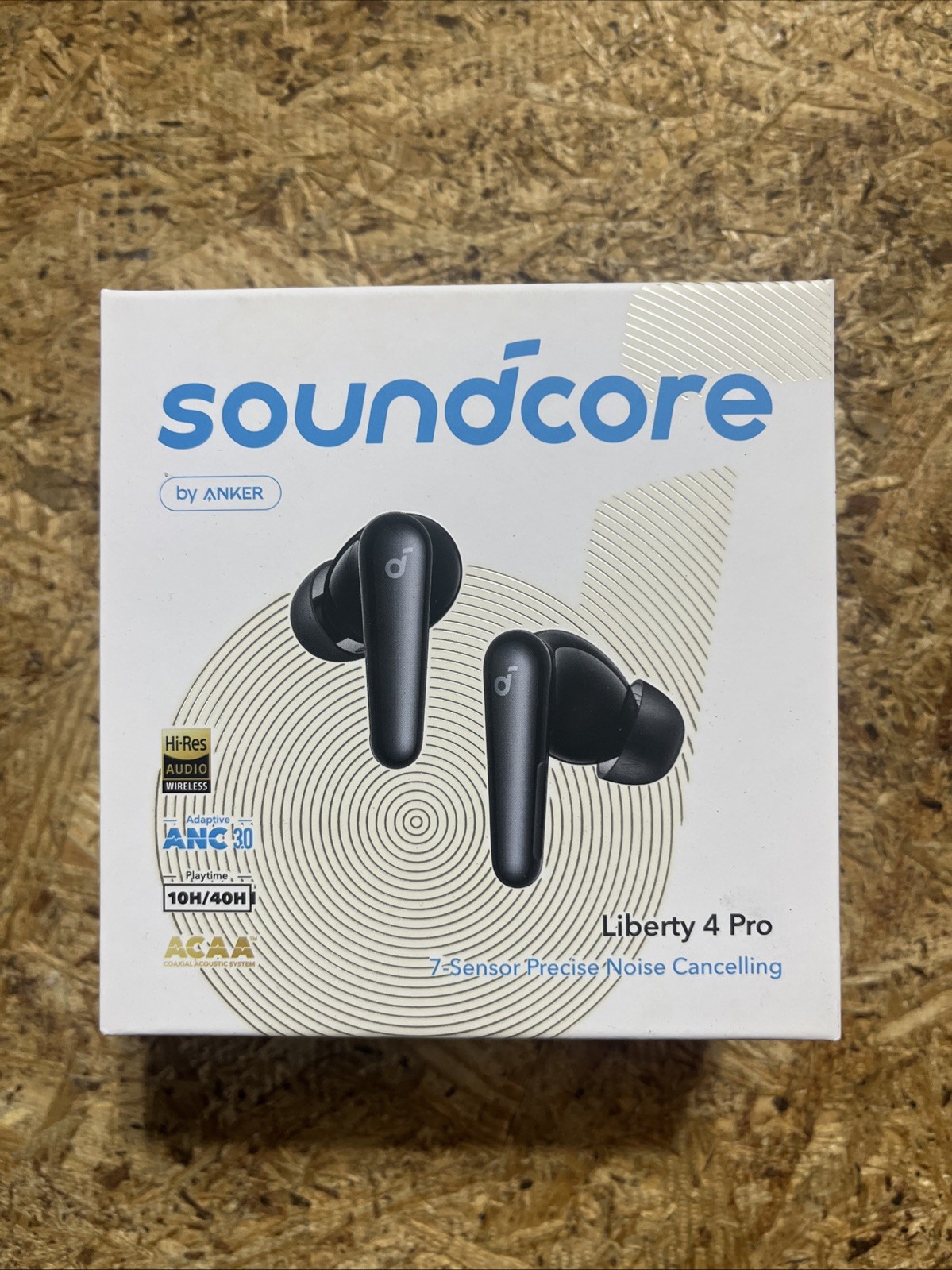 Soundcore Anker Liberty 4 Pro True Wireless Noise Cancelling Headphones – Black