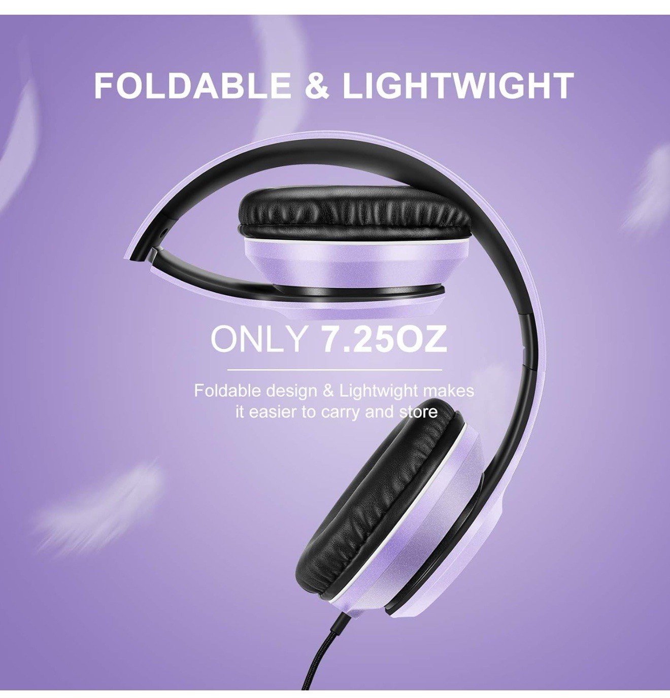OverEar Wired Headphones with Microphone