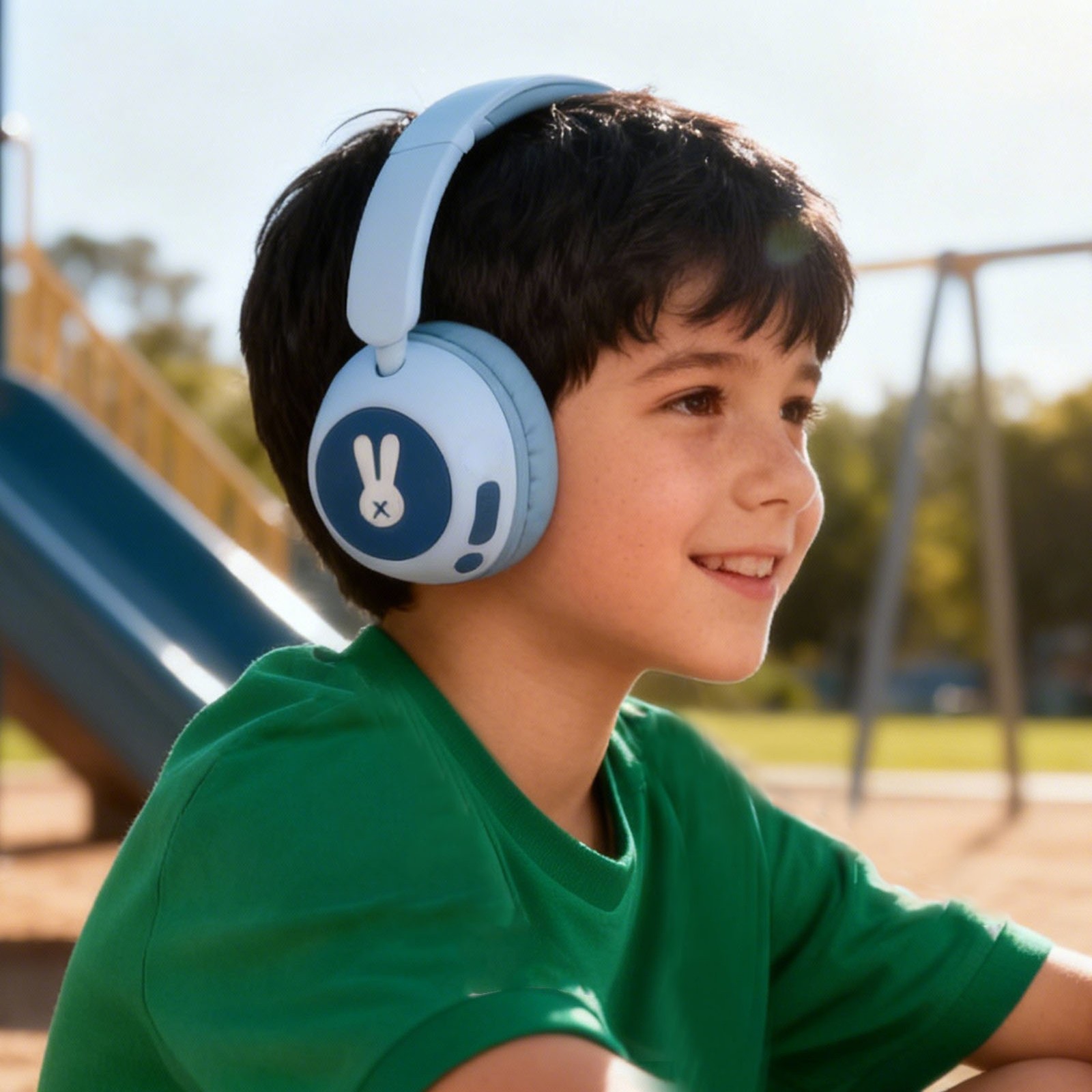 Kids Bluetooth Headphones Colorful LED Lights BT6.0 Wireless Wired 85/103dB JYRW