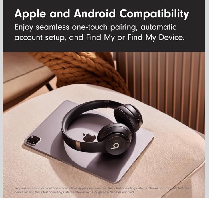 🔥Beats Solo 4 Wireless On-Ear Bluetooth Headphones New No Box Matte Black