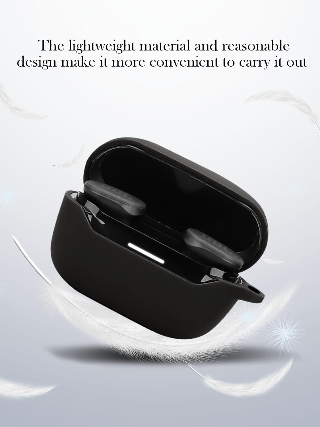 Case for JBL Endurance Race 2 True Wireless in Ear Earbuds,Soft Black