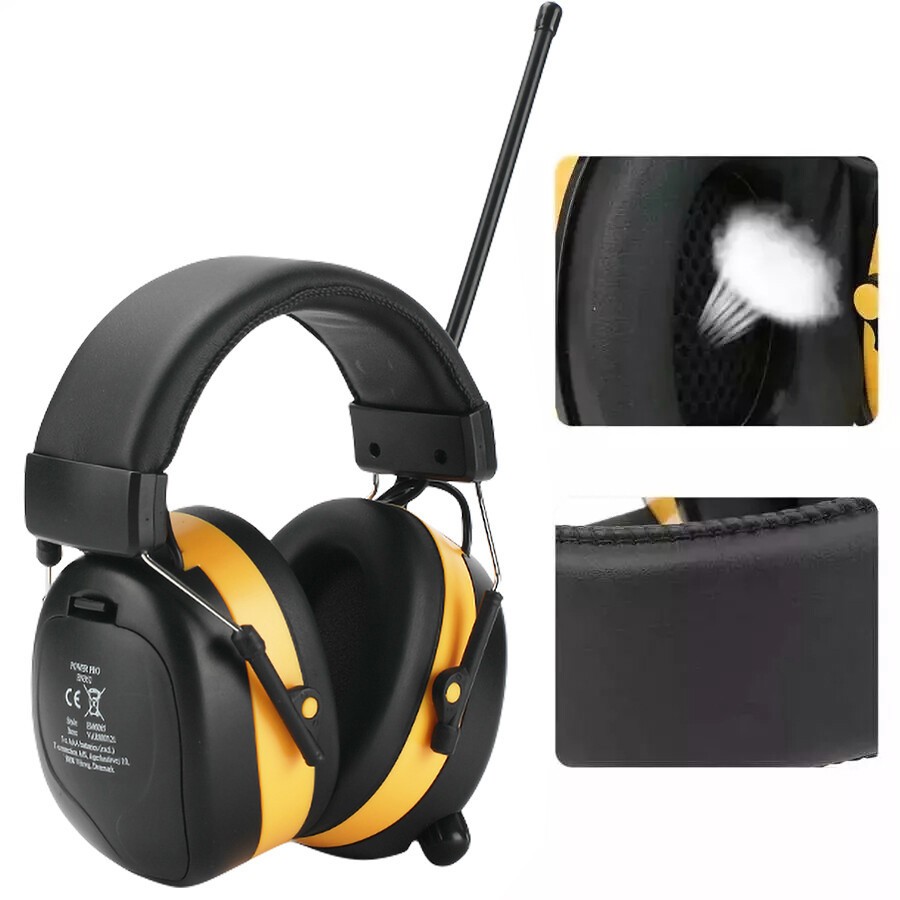 Electronic Digital FM Radio Bluetooth Headphones Ear Protection Safety Ear Muffs