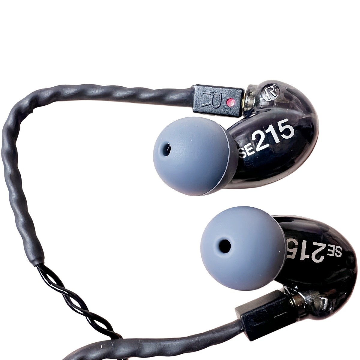 Shure SE215K Professional In Ear Live Sound Monitoring Headphones Black Earbuds