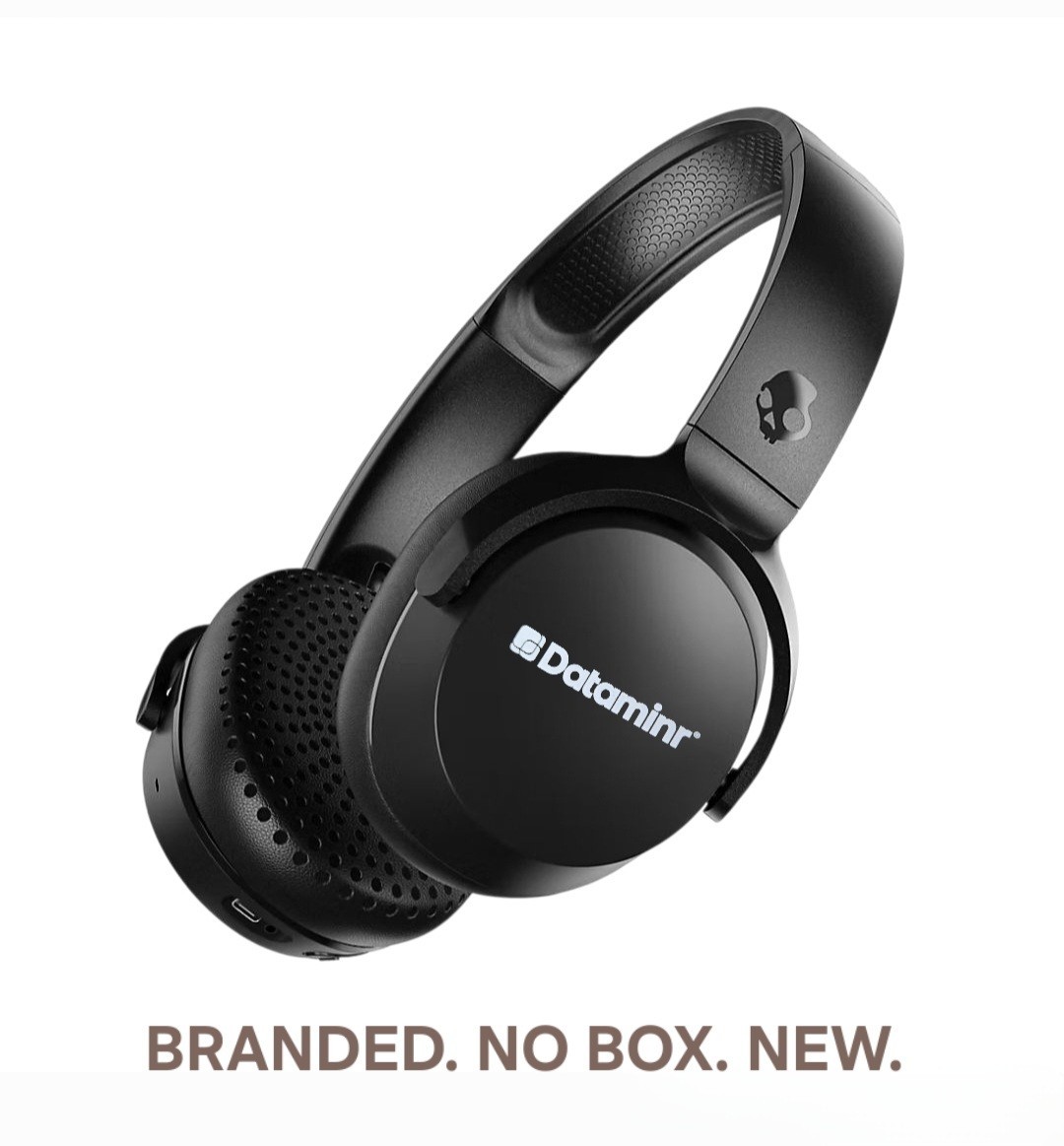 Skullcandy Riff 2 On-Ear Wireless Headphones Black 34 Hour Battery S5PRW-P740