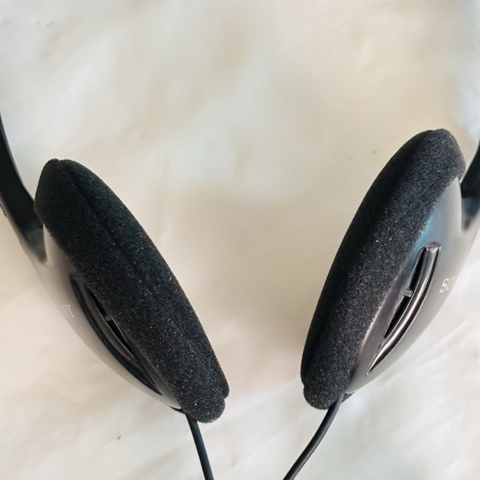 Vintage Sony MDR-023 Stereo Wired Headphones with New Foam Pads