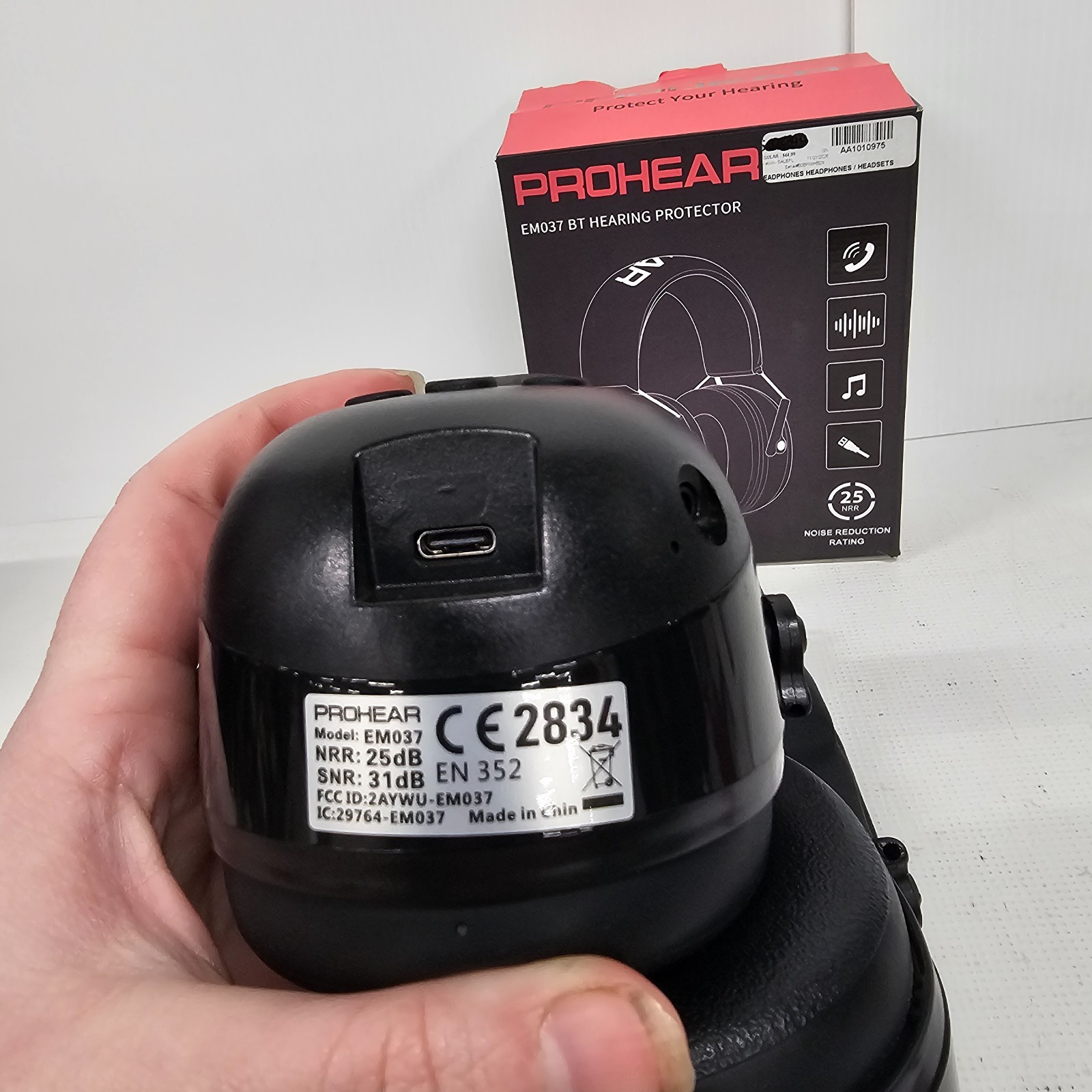 ProHear EM037 Bluetooth Hearing Protection Headphones