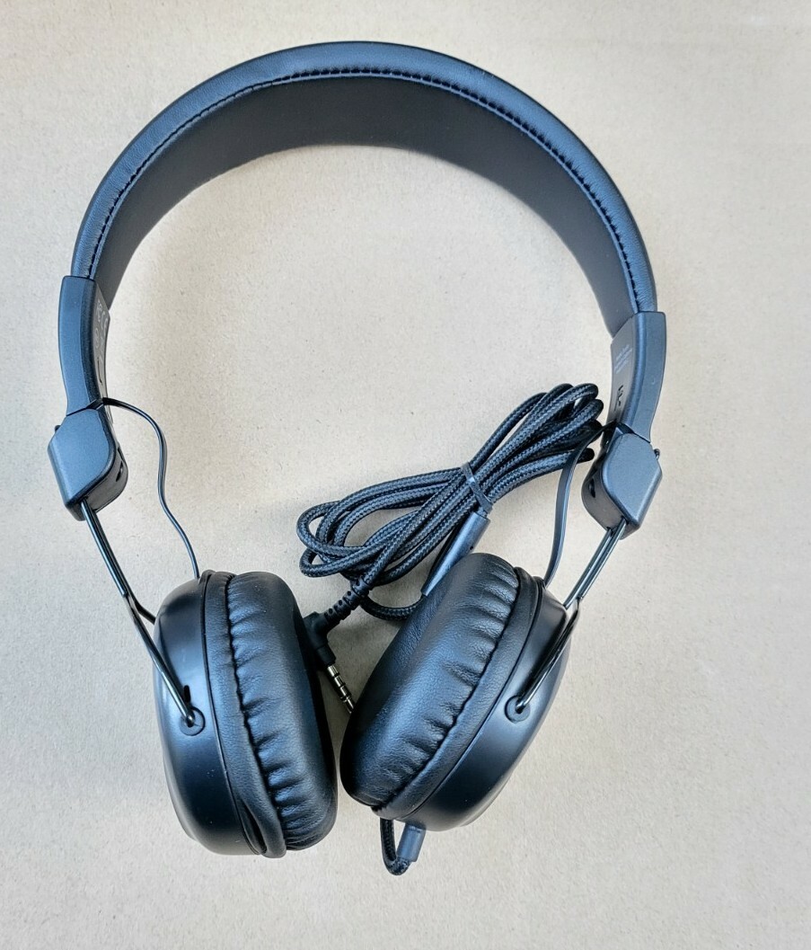 JLab Studio Wired On-Ear Headphones – Black