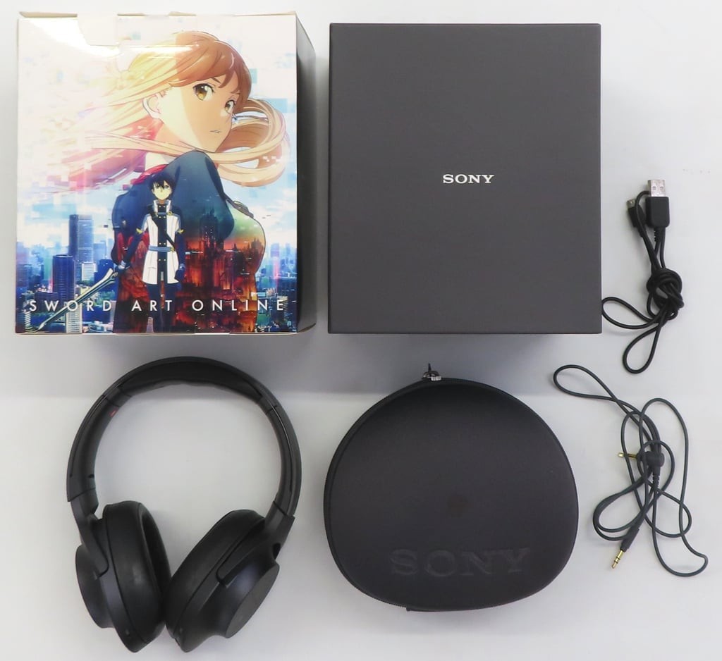 Kirito Sword Art Online Wireless Headphones Charcoal Black Noise Cancelling