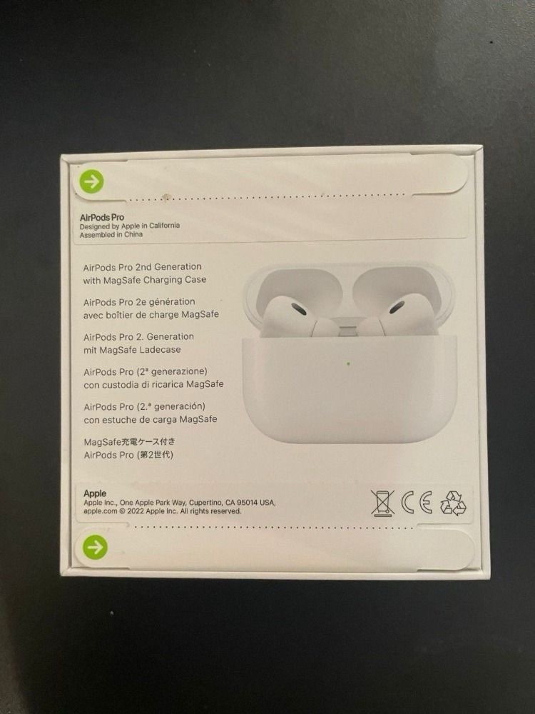 Apple AirPods Pro 2nd Generation with MagSafe Charging Case Bluetooth White
