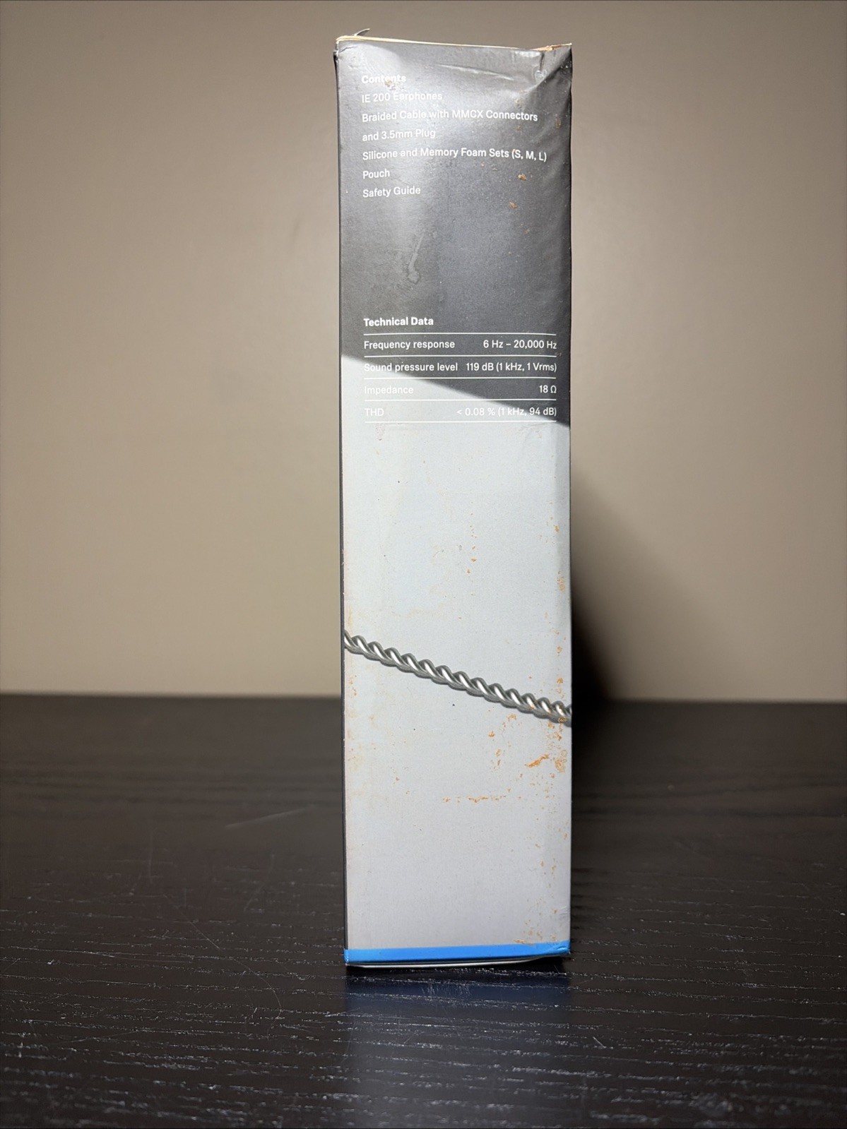Sennheiser IE 200 In-Ear Wired Headphones Braided Cable 3.5mm Plug (700249) DESC