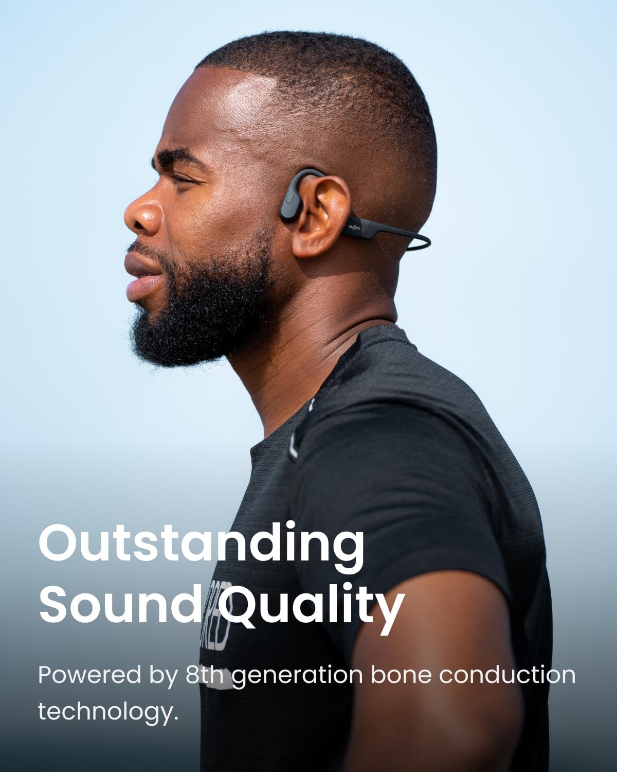 OpenRun Bone Conduction Open-Ear Bluetooth Sport Headphones, Running Workout，…