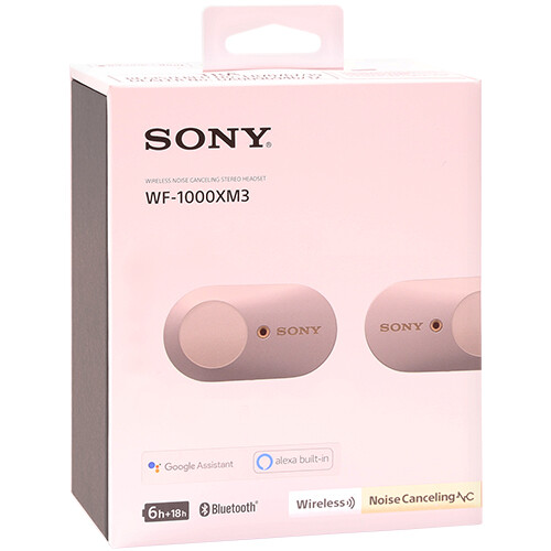 FOR PARTS! Sony WF-1000XM3 Noise-Canceling In-Ear Earphones Silver NO RETURNS!