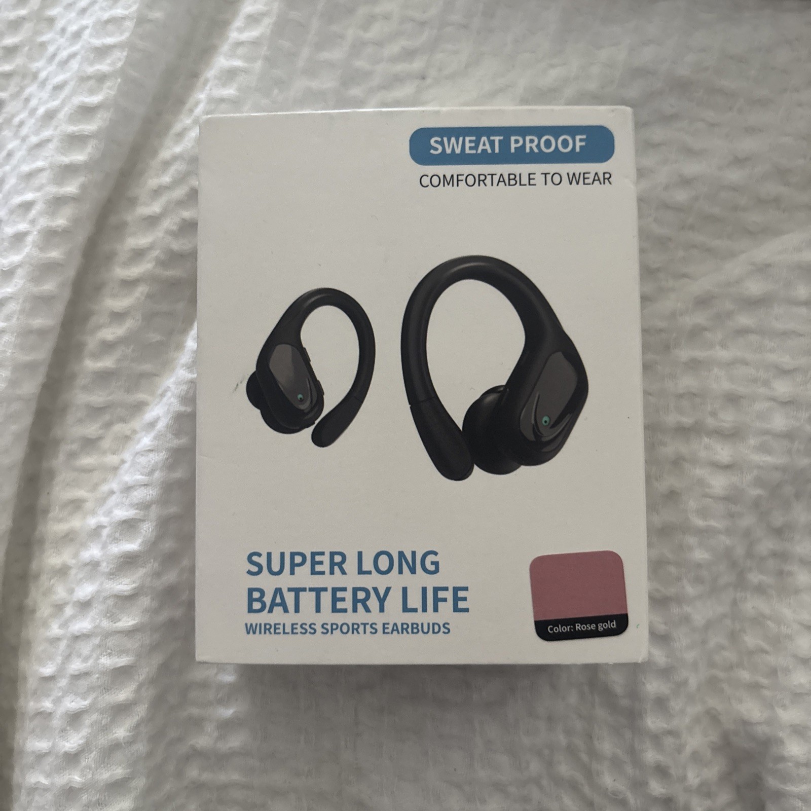 Sweat Proof BX17 Wireless Sports Earbuds w/ Case, Original Box and Manual
