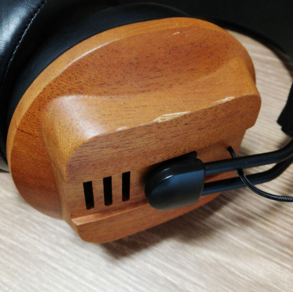 Fostex T60RP Stereo Audiophile Headphones Stereo Over Ear Wood Grain Used Japan